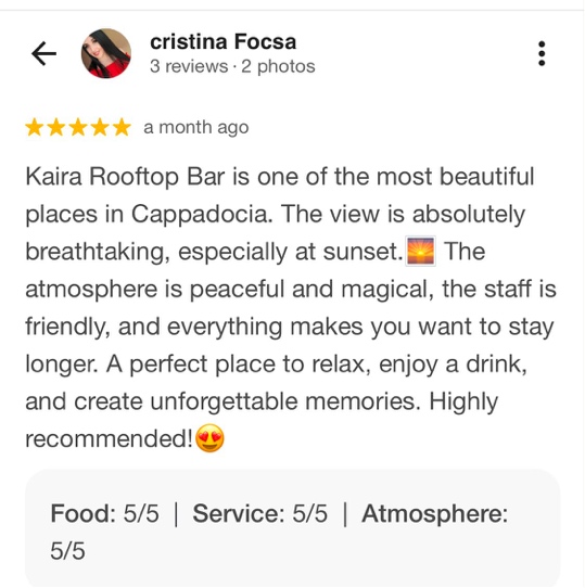 Kaira Rooftop Bar & Restaurant: Göreme's Sunset Favorite — image 3